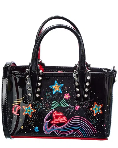 Christian Louboutin Cabata Nano Patent Tote In Multi