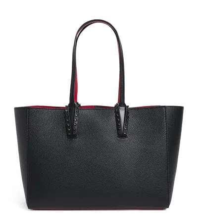 Christian Louboutin Cabata Small Calfskin Tote Bag In Black