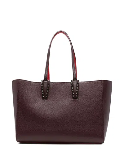 Christian Louboutin Women Cabata Small Borsa Shopping In Burgundy