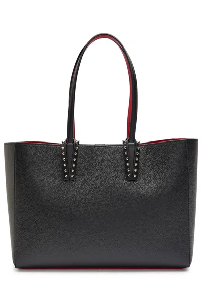 Christian Louboutin Cabata Small Leather Tote In Black