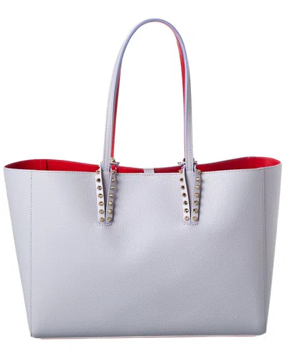 Christian Louboutin Cabata Small Leather Tote In White