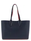 Christian Louboutin Cabata Small Shopping Bag In Blue