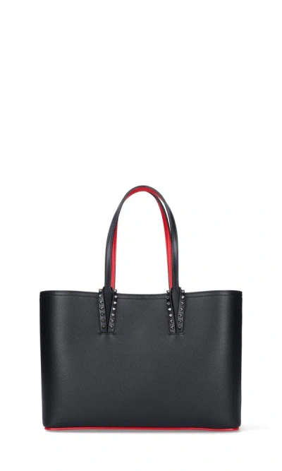 Christian Louboutin Cabata Small Tote Bag In Black