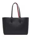 Christian Louboutin Cabata Shoulder Bag In Leather With Studs Detail On The Front