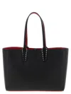 Christian Louboutin Cabata Soft Small Shopping Bag In Black
