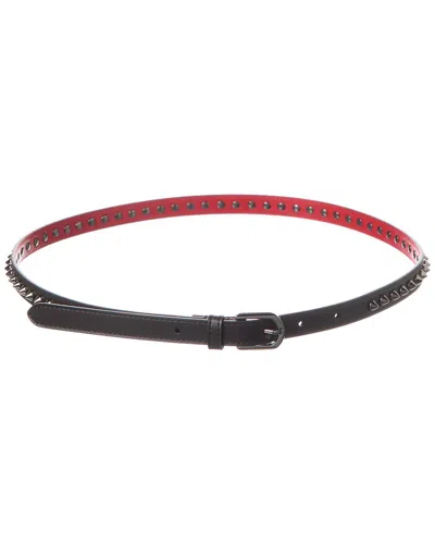 CHRISTIAN LOUBOUTIN CHRISTIAN LOUBOUTIN CABATA SPIKE LEATHER BELT