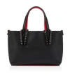 Christian Louboutin Cabata Stud Embellished Mini Tote Bag In Black