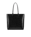 Christian Louboutin Cabata Tote In Grained Leather In Black