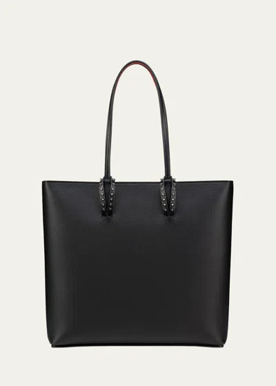 CHRISTIAN LOUBOUTIN CABATA ZIPPED NS TOTE IN LEATHER