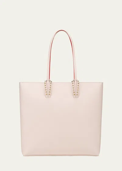 Christian Louboutin Cabata Zipped Ns Tote In Leather In Pink