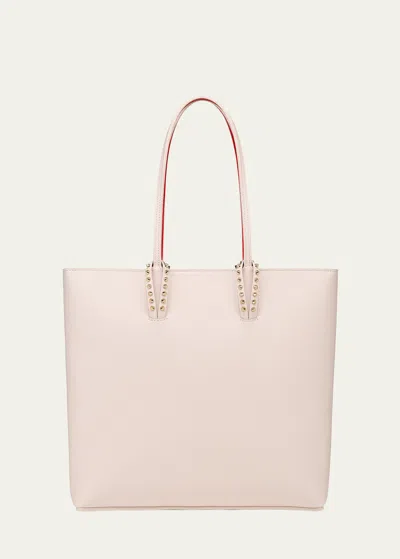 Christian Louboutin Cabata Zipped Ns Tote In Leather In Leche
