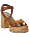 Christian Louboutin Super Calakala 130mm Suede Platform Sandals In Brown