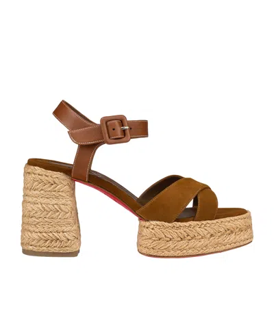 CHRISTIAN LOUBOUTIN CHRISTIAN LOUBOUTIN BUCKLE DETAILED OPEN TOE SANDALS
