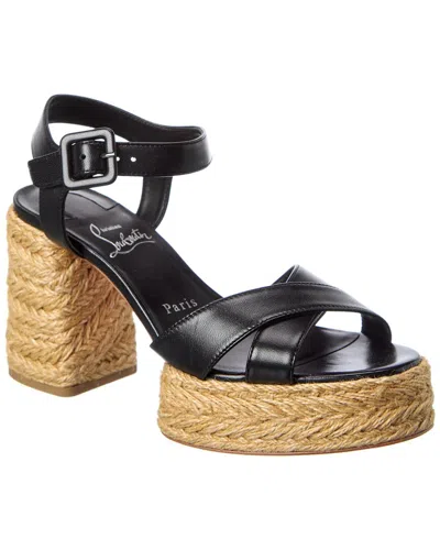 Christian Louboutin Calakala 85 Leather Sandal
