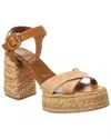 Christian Louboutin Calakala 85 Suede Sandal In Brown
