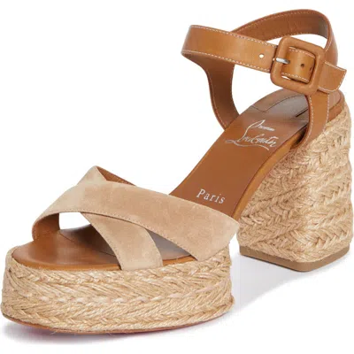Christian Louboutin Calakala Espadrille Platform Sandal
