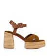 Christian Louboutin Super Calakala 130mm Suede Platform Sandals