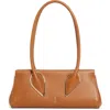 Christian Louboutin Calfskin Baguette Handbag In Brown