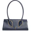 Christian Louboutin Calfskin Baguette Handbag In Red