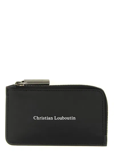 Christian Louboutin Canopy Card Case In Black