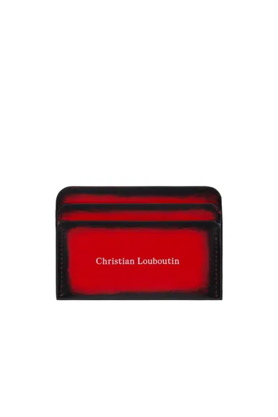Christian Louboutin Canopy Card Holder Calf Brush