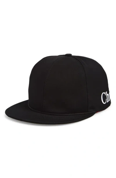 Christian Louboutin Canopy Cotton Baseball Cap In Yellow