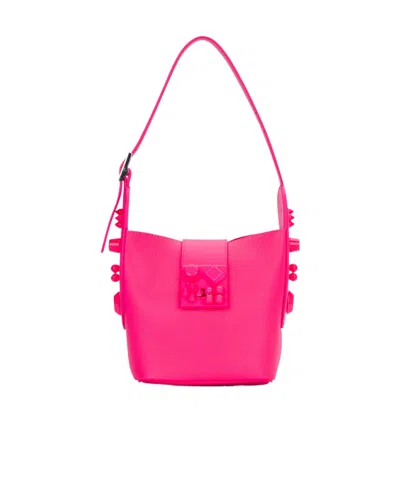 Christian Louboutin Carasky Mini Bucket Bag In Pink
