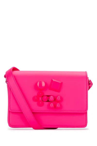 Christian Louboutin Chic Cross-body With Chain Strap And Embellishments In Pink