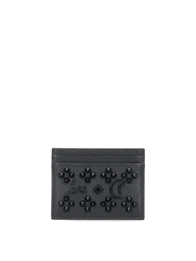 Christian Louboutin Card Holder In Black