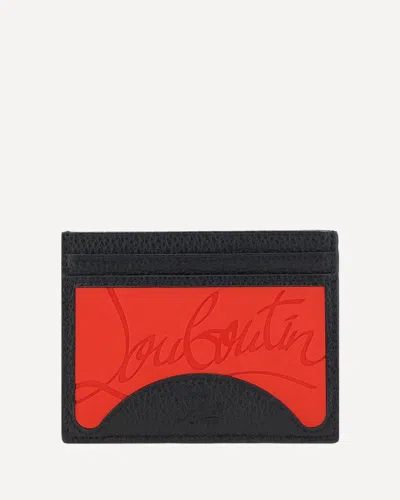 Christian Louboutin Card Holder In Red