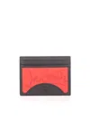 Christian Louboutin Logo-debossed Cardholder In Black