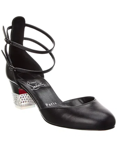 Christian Louboutin Woman Pumps Black Size 8 Leather