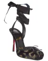 Christian Louboutin Cassia 100 Velvet Pump In Black