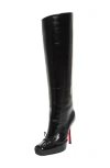 Christian Louboutin Cassia Knee High Boot In Black