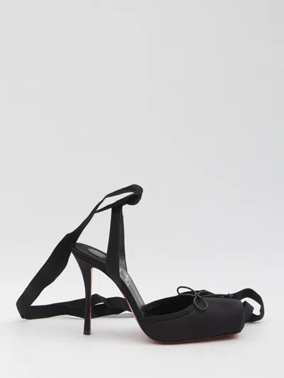 Christian Louboutin Cassia Lace Up Pumps In Black