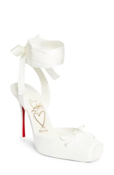 Christian Louboutin Cassia Lace-up Slingback Pump