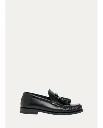 Christian Louboutin Cassia Leather Ballerina Flats In Black