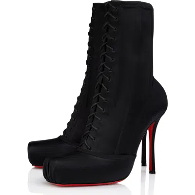 Christian Louboutin Cassia Pavlova Lace-up Bootie In Black