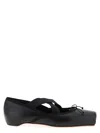 Christian Louboutin Cassiasticina Ballet Flats Black In Black