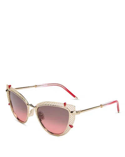 Christian Louboutin Cat Eye Sunglasses, 54mm In Pink