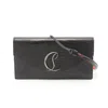 CHRISTIAN LOUBOUTIN CHAIN SHOULDER BAG LEATHER CROC EMBOSSED