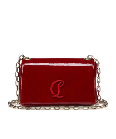 Christian Louboutin Chain Shoulder Bag In Red