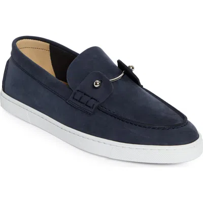 Christian Louboutin Chambeliboat Donna Boat Shoe In Marine