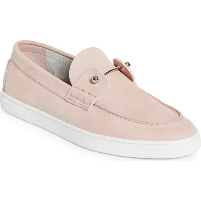 Christian Louboutin Chambeliboat Donna Boat Shoe In Vintage Rose