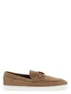 Christian Louboutin Boat Hardware Loafers Stitched Sole In Brown