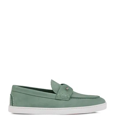 Christian Louboutin Chambeliboat Leather Boat Shoes
