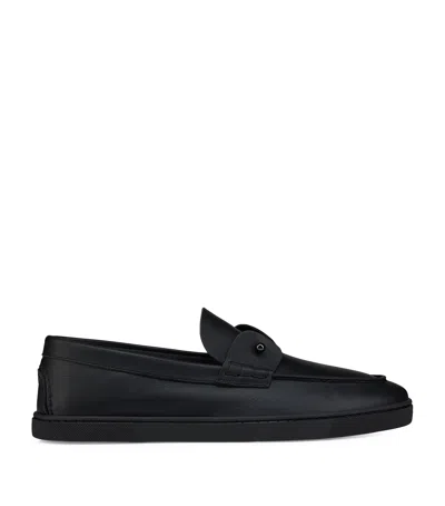 Christian Louboutin Chambeliboat Leather Boat Shoes