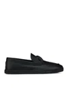 Christian Louboutin Chambeliboat Leather Loafers In Black