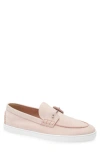 Christian Louboutin Chambeliboat Loafer In Vintage Rose