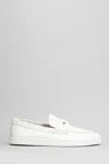 Christian Louboutin Chambeliboat Loafers In White Leather